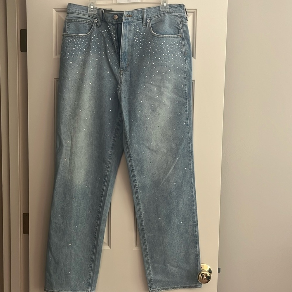 Universal Thread High Rise 90’s Straight Jeans with Sparkle